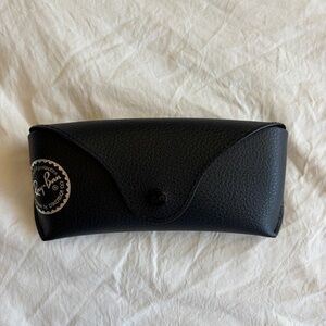 Ray-Ban Black Pebbled Sunglasses Case